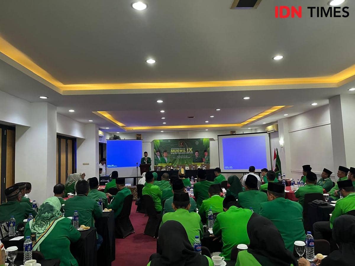 Muswil DPW PPP Lampung, Mardiono Pasang Target Optimis di Pemilu 2029