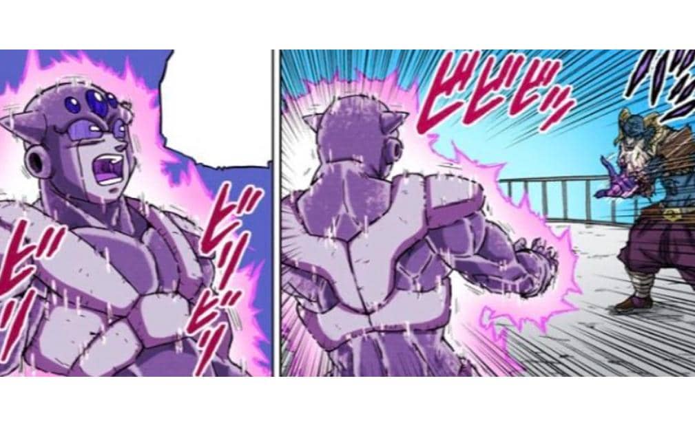 Moro melumpuhkan Seven-Three - Dragon Ball Super