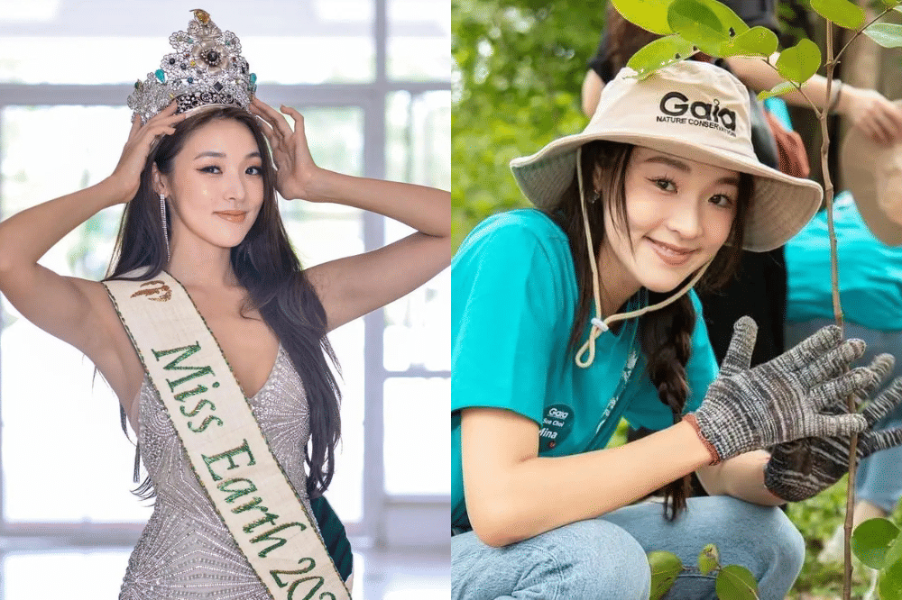 Potret Mina Sue Choi Single's Inferno 5 saat jadi Miss Earth 2022