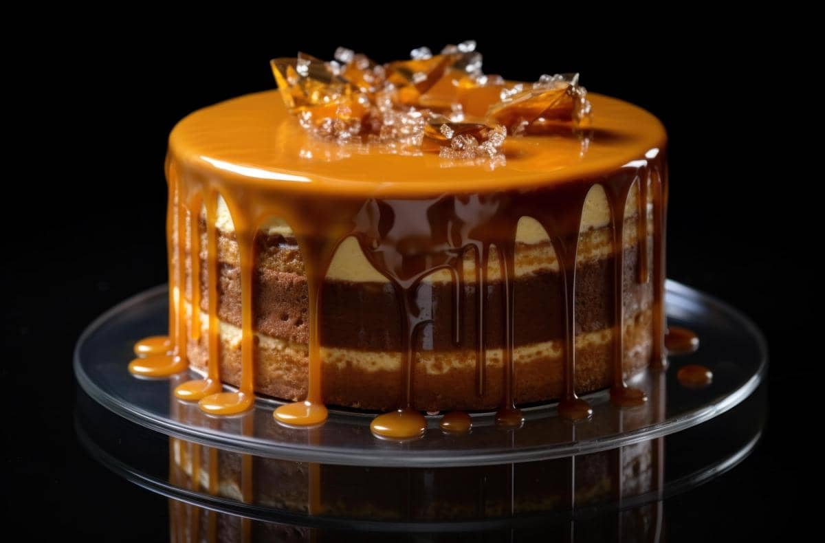 Salted caramel cake