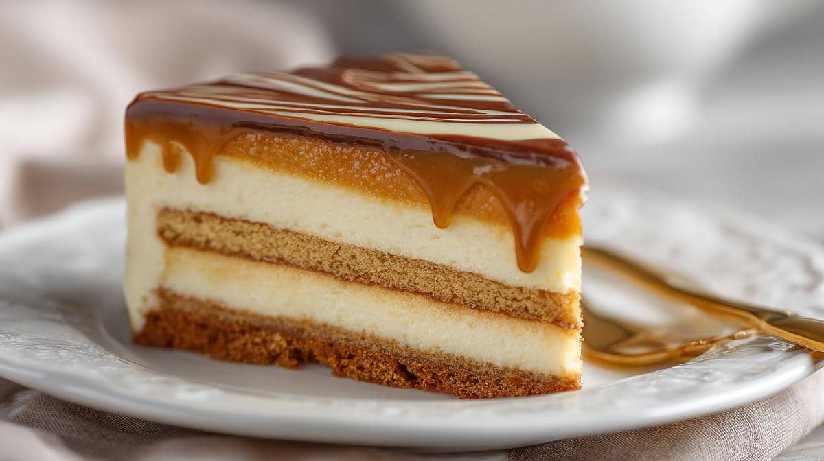 ilustrasi salted caramel cake