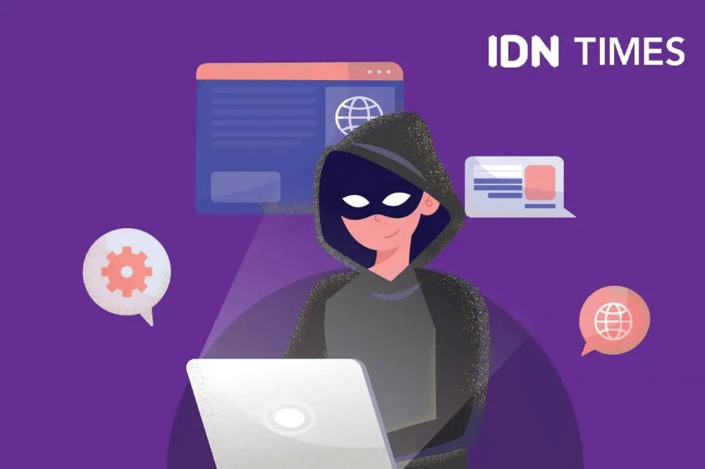 ilustrasi pelaku kejahatan digital