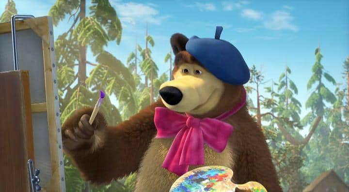cuplikan Masha and The Bear "The First Swallow"