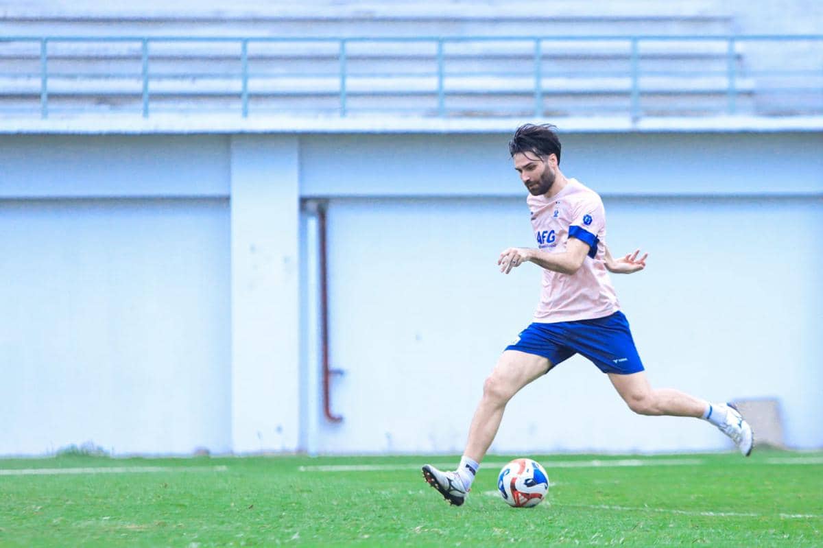 Pemain Persik Kediri saat berlatih. IDN Times/persik kediri