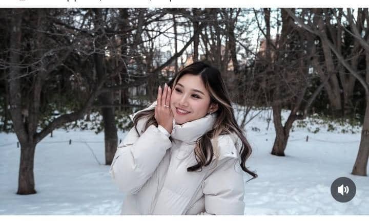 Audrey Vanessa dilamar di Jepang