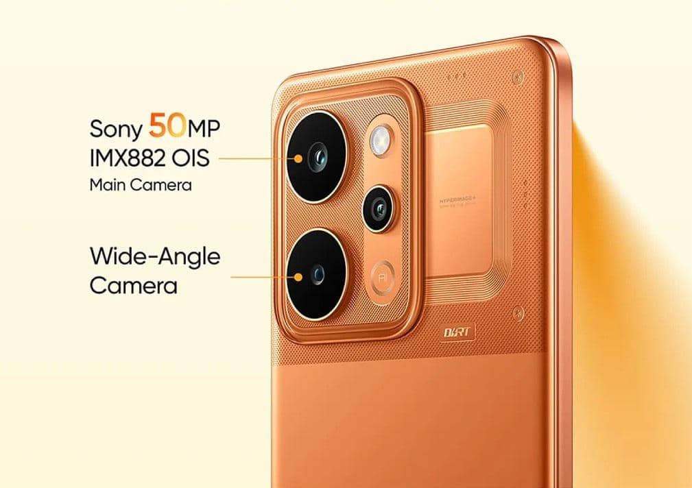 tampilan sisi belakang realme P4 Power 