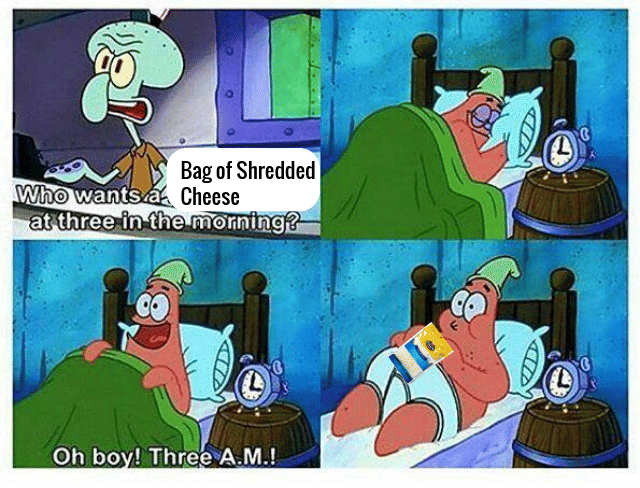 meme kartun tentang keju