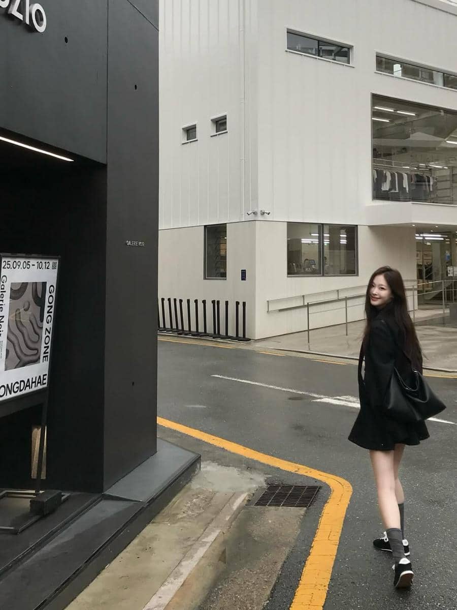 Outfit edgy look ala Choi Hee Jin