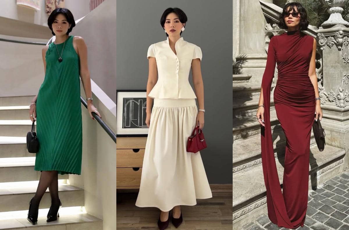 inspirasi OOTD Imlek chic ala Olivia Lazuardy 