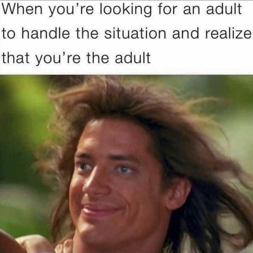 meme menghadapi situasi sulit dan serius