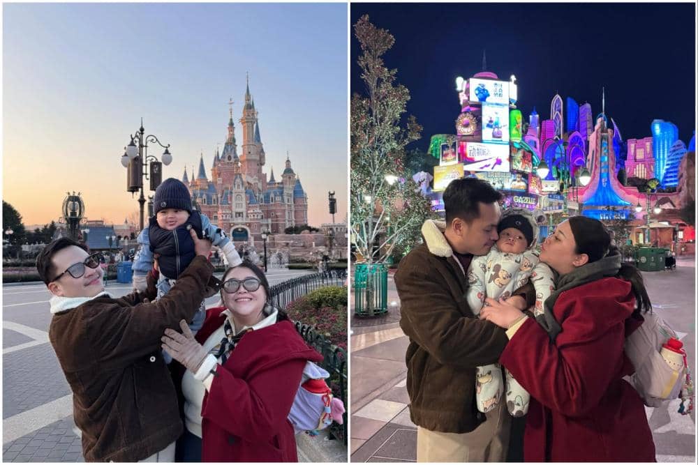 Keluarga Clarissa Putri ke Disneyland Shanghai