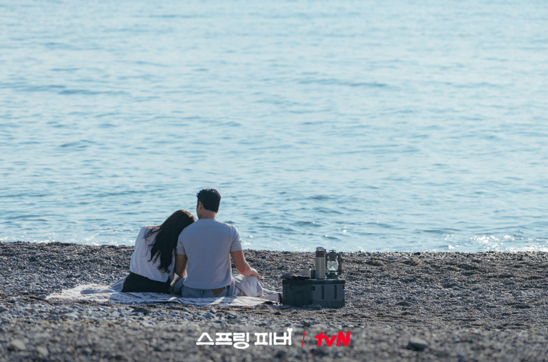 Lee Joo Bin dan Ahn Bo Hyun di drama Spring Fever