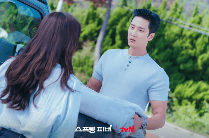 Lee Joo Bin dan Ahn Bo Hyun di drama Spring Fever