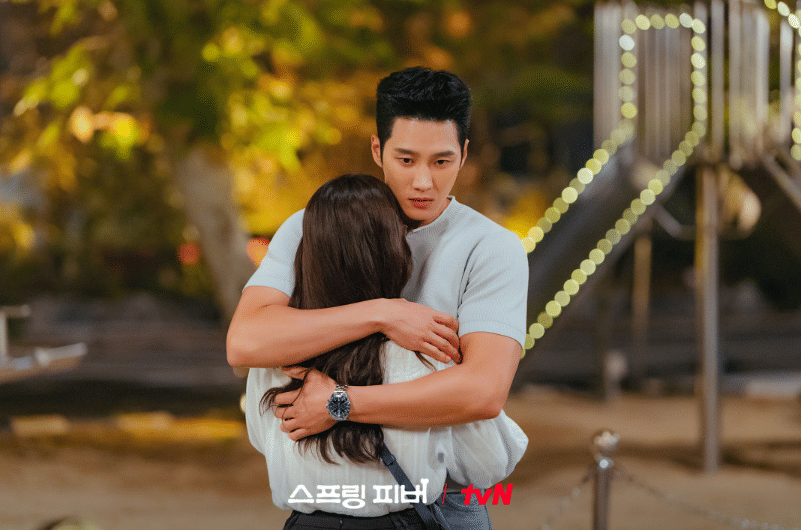 Lee Joo Bin dan Ahn Bo Hyun di drama Spring Fever