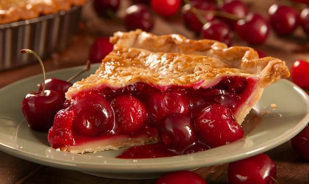ilustrasi cherry pie