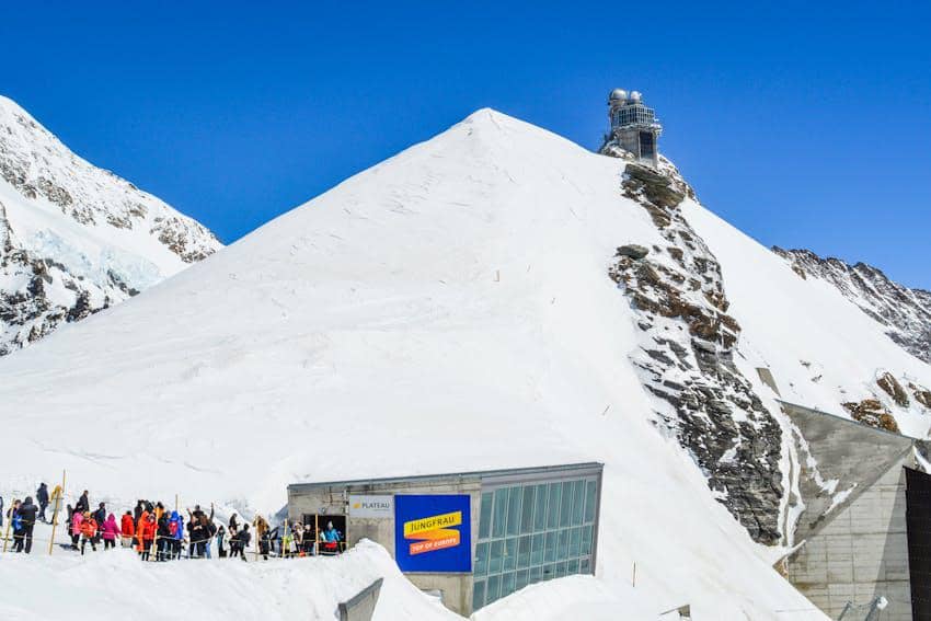 Salju di Jungfraujoch