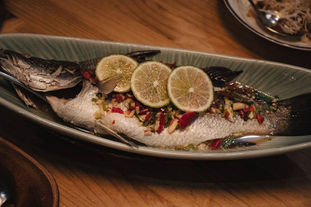 ilustrasi bandeng steam jahe serai