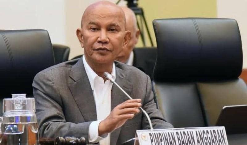 Foto Buya Said Abdullah dalam Sebuah Rapat Anggaran