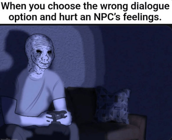 momen sedih saat main game