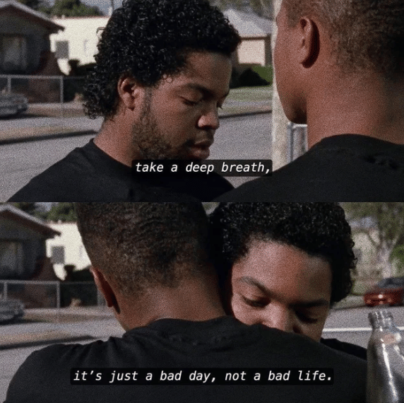 meme motivasi saat dapat hari yang buruk