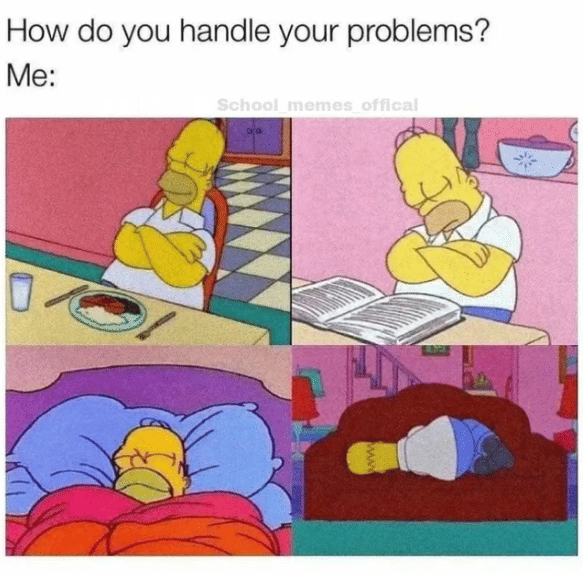 meme menghadapi situasi sulit dan serius