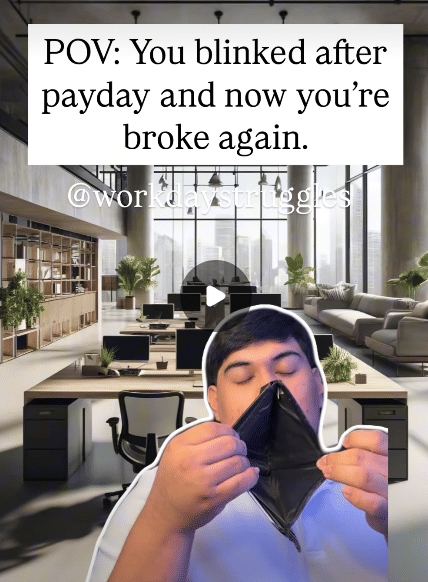 meme kerja mulu, tapi tetap bokek