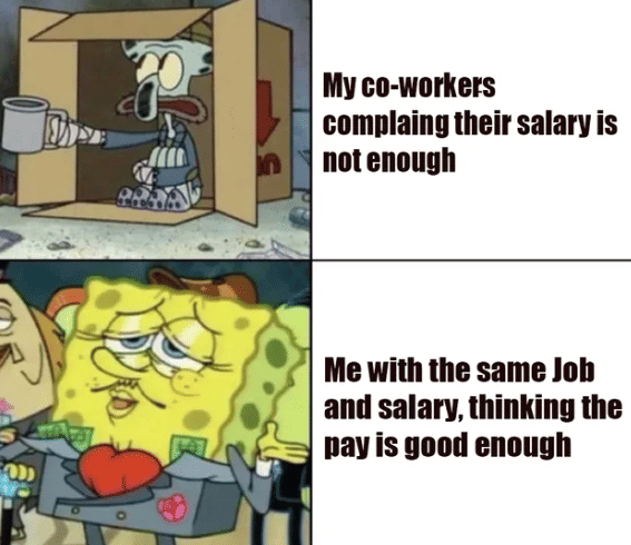 meme kerja mulu, tapi tetap bokek 