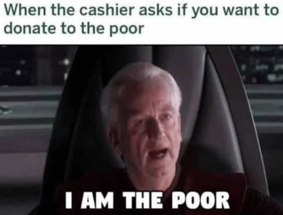 meme pertanyaan kasir