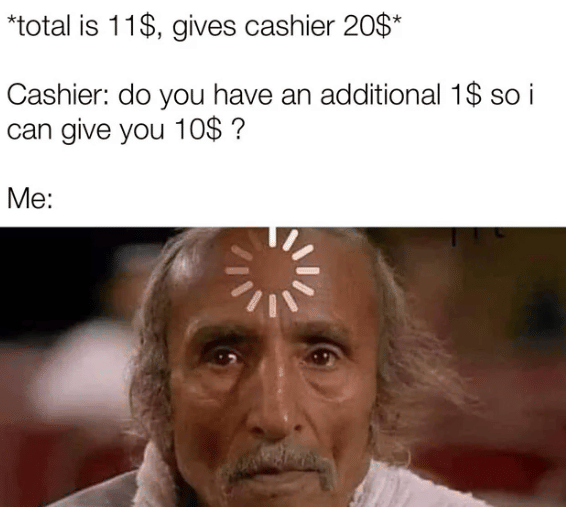 meme pertanyaan kasir