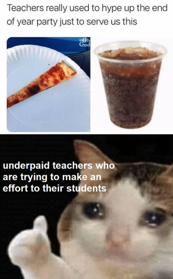 meme guru dengan gaji kecil