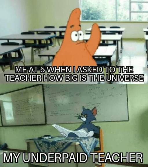 meme guru dengan gaji kecil