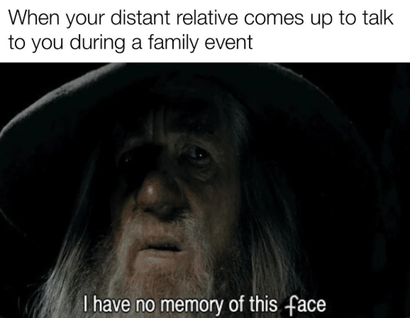 meme hal nyebelin tentang kerabat jauh