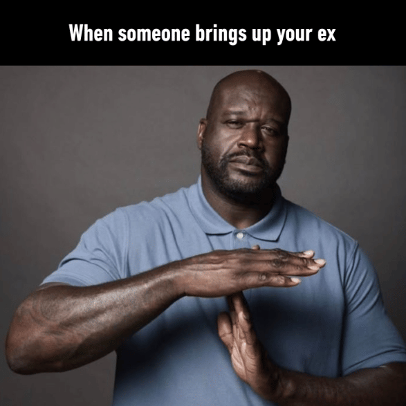 meme membahas mantan