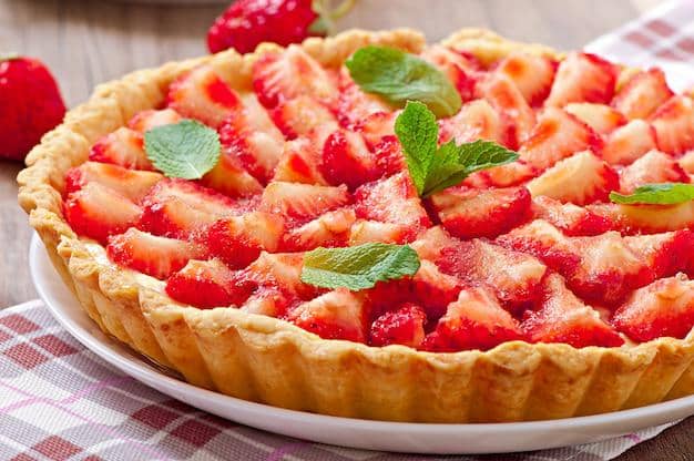 ilustrasi strawberry pie