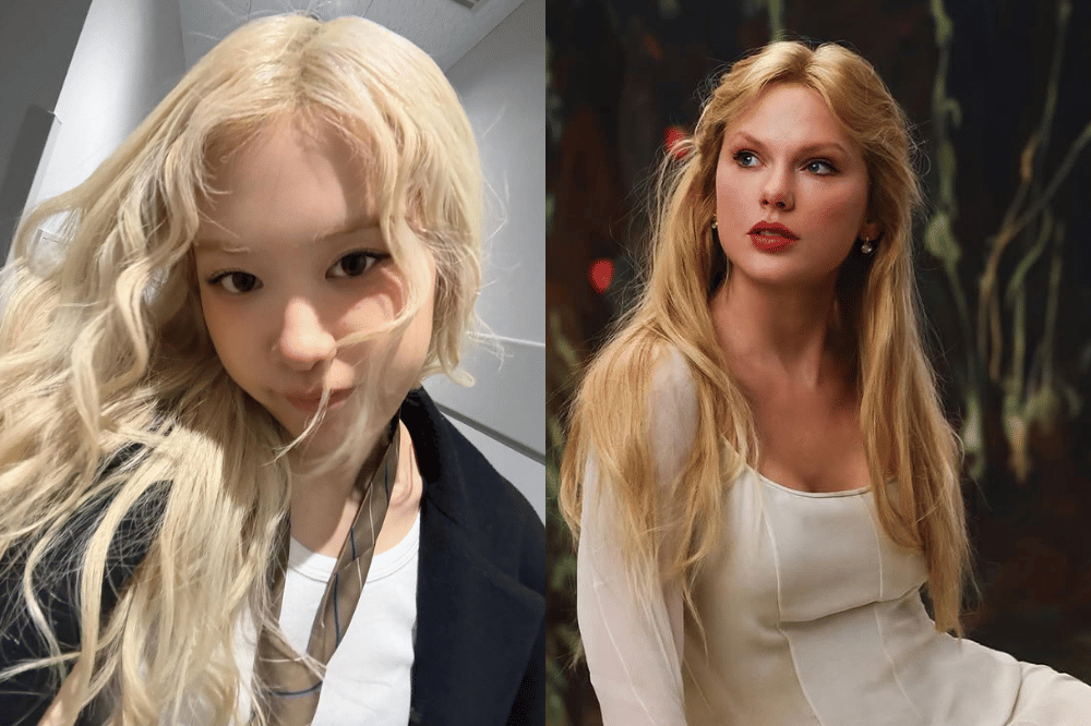 Kolase foto Rose dan Taylor Swift