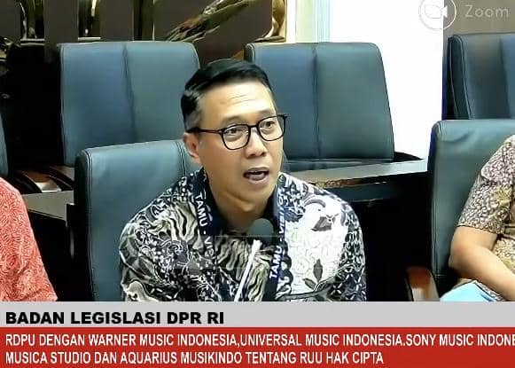 Rapat Dengar Pendapat Umum (RDPU) Baleg DPR RI terkait Revisi Undang-Undang Hak Cipta, Rabu (28/1/2026)