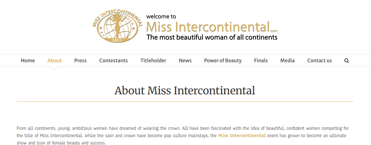 website resmi miss intercontinental