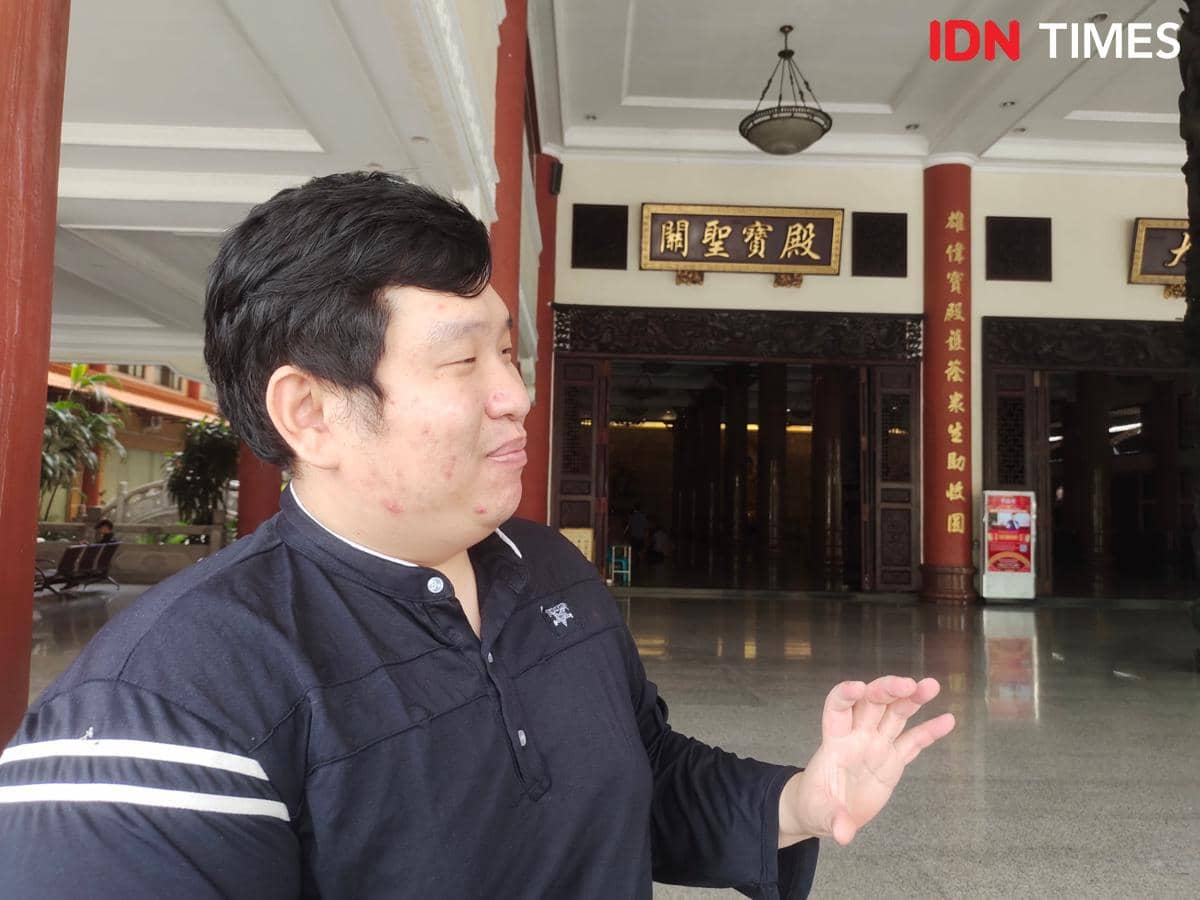 Pengurus Vihara Maitreya Medan, Dicky (IDN Times/Indah Permata Sari)/