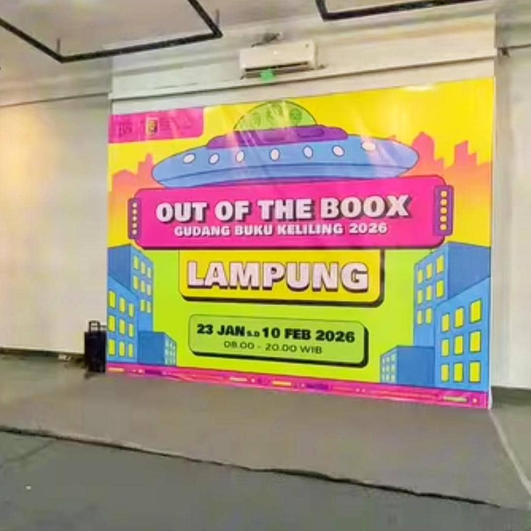 Event Bazzar Buku Out Of The Book Gudang Buku Keliling (GBK) Hadir di Taman Budaya Lampung