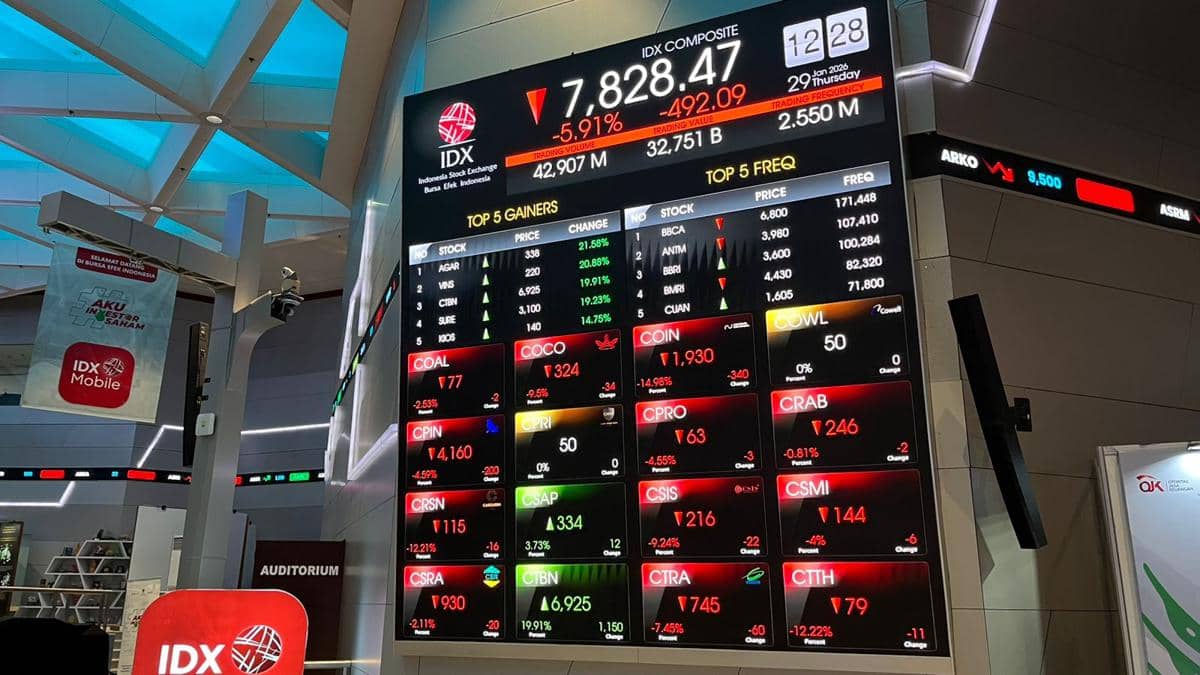 IHSG Anjlok, Menkeu Purbaya: Kalau Takut, Lari Saja ke Saham Blue Chip