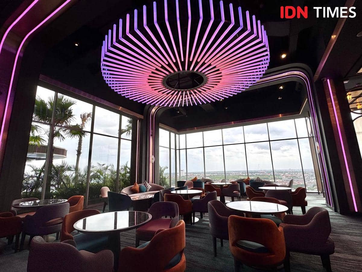 Potret Echo Lounge di Aloft Surabaya Pakuwon City 