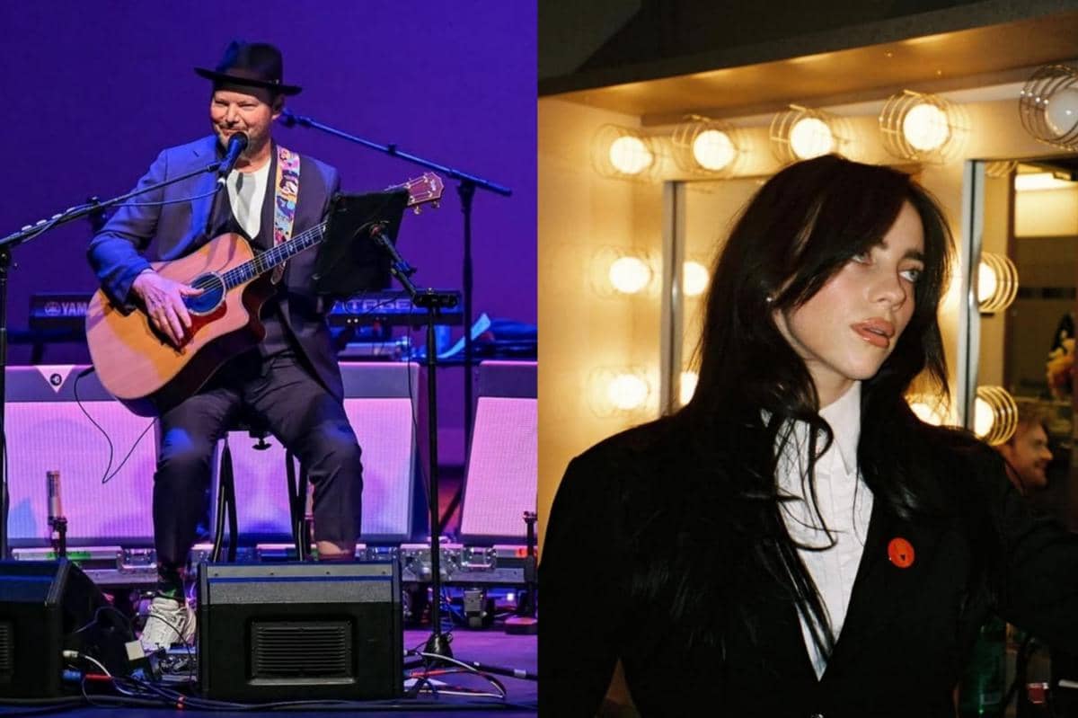 potret Christopher Cross dan Billie Eilish