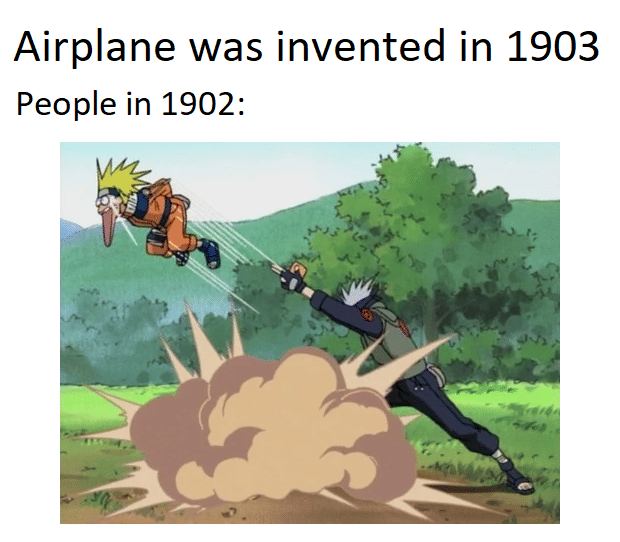 meme anime tentang pesawat