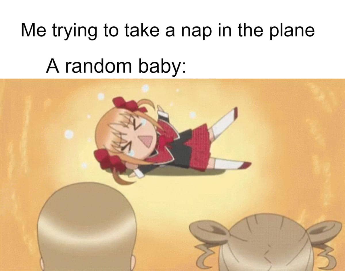 meme anime tentang pesawat