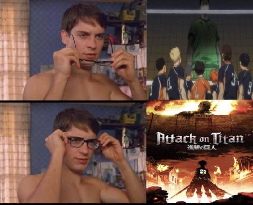 meme anime tentang tinggi