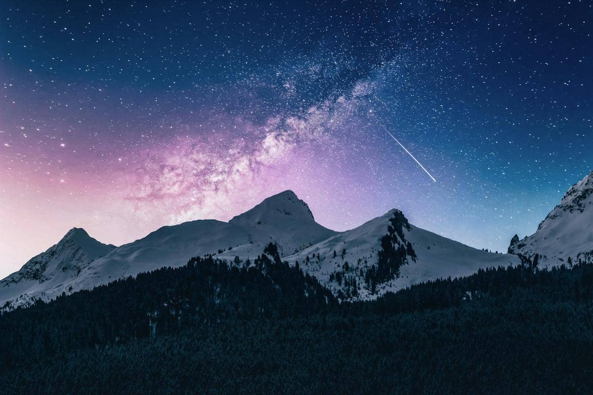 ilustrasi langit malam