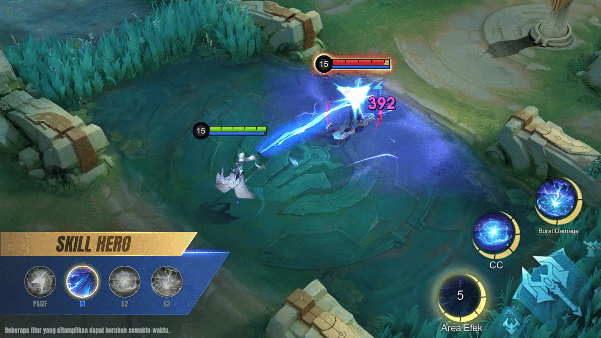 Cuplikan skill 1 dari Eudora