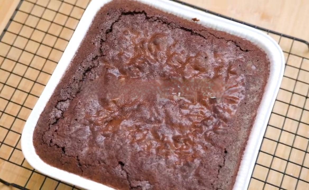ilustrasi brownie pudding ala Ina Garten's 
