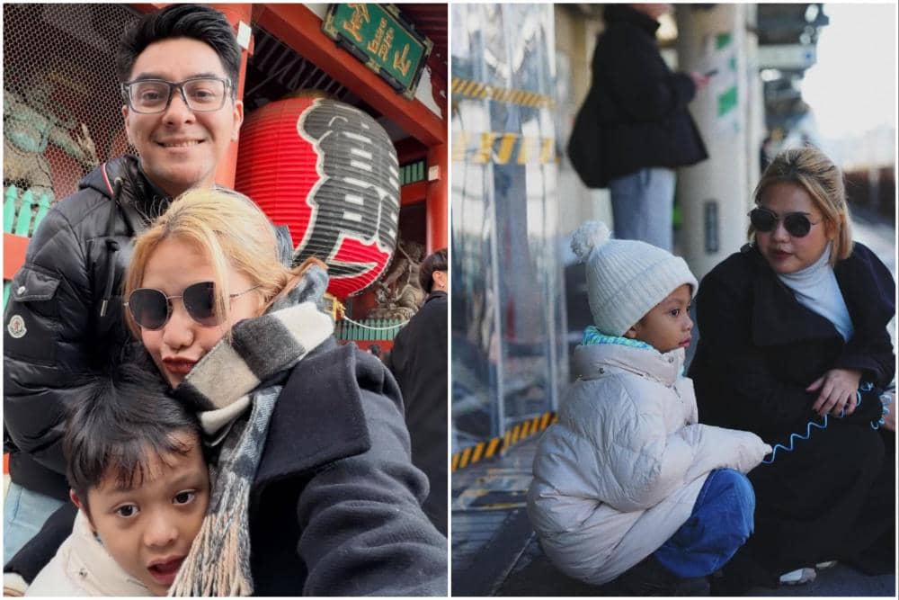 Keluarga Mytha Lestari liburan ke Jepang