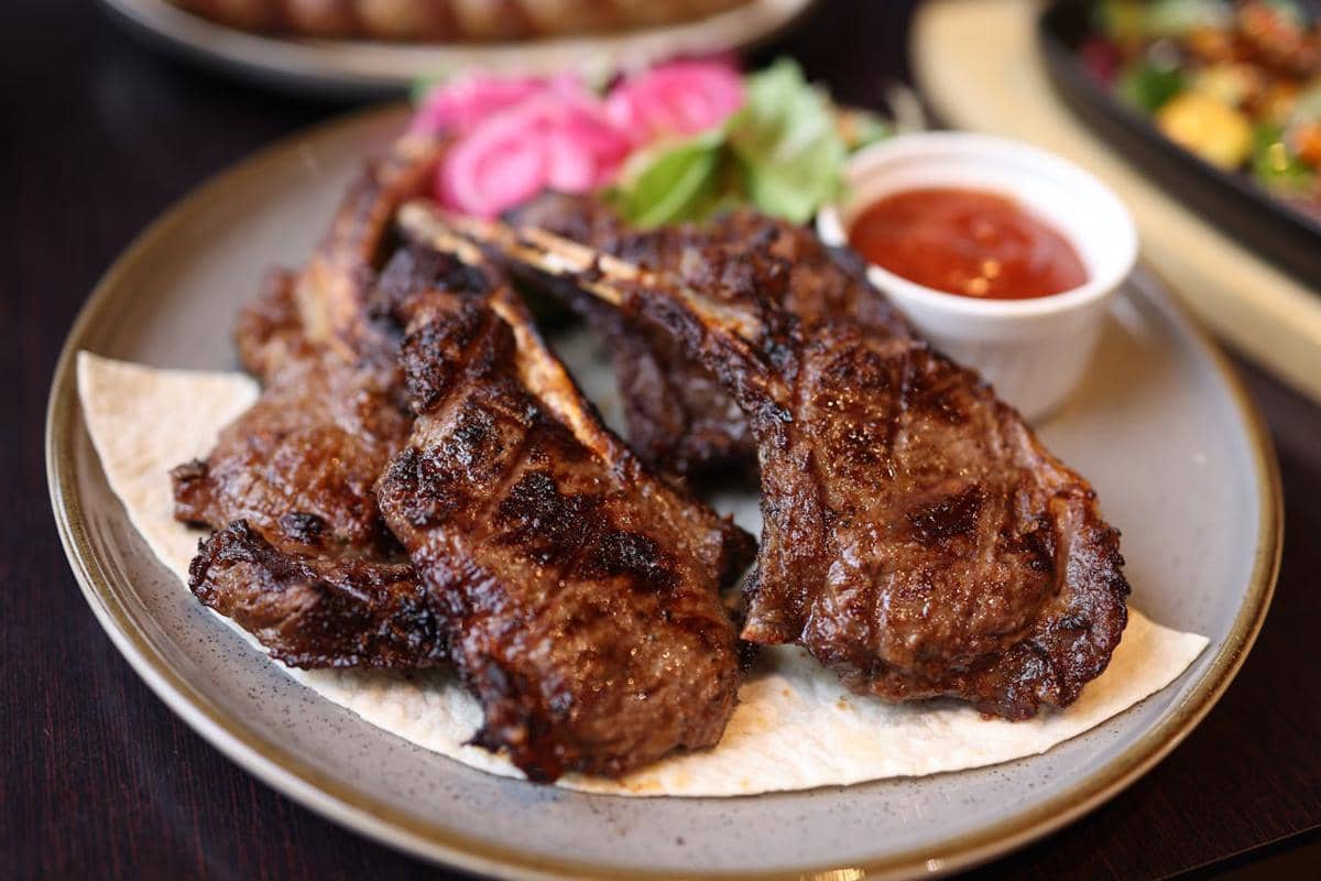 ilustrasi lamb chops 